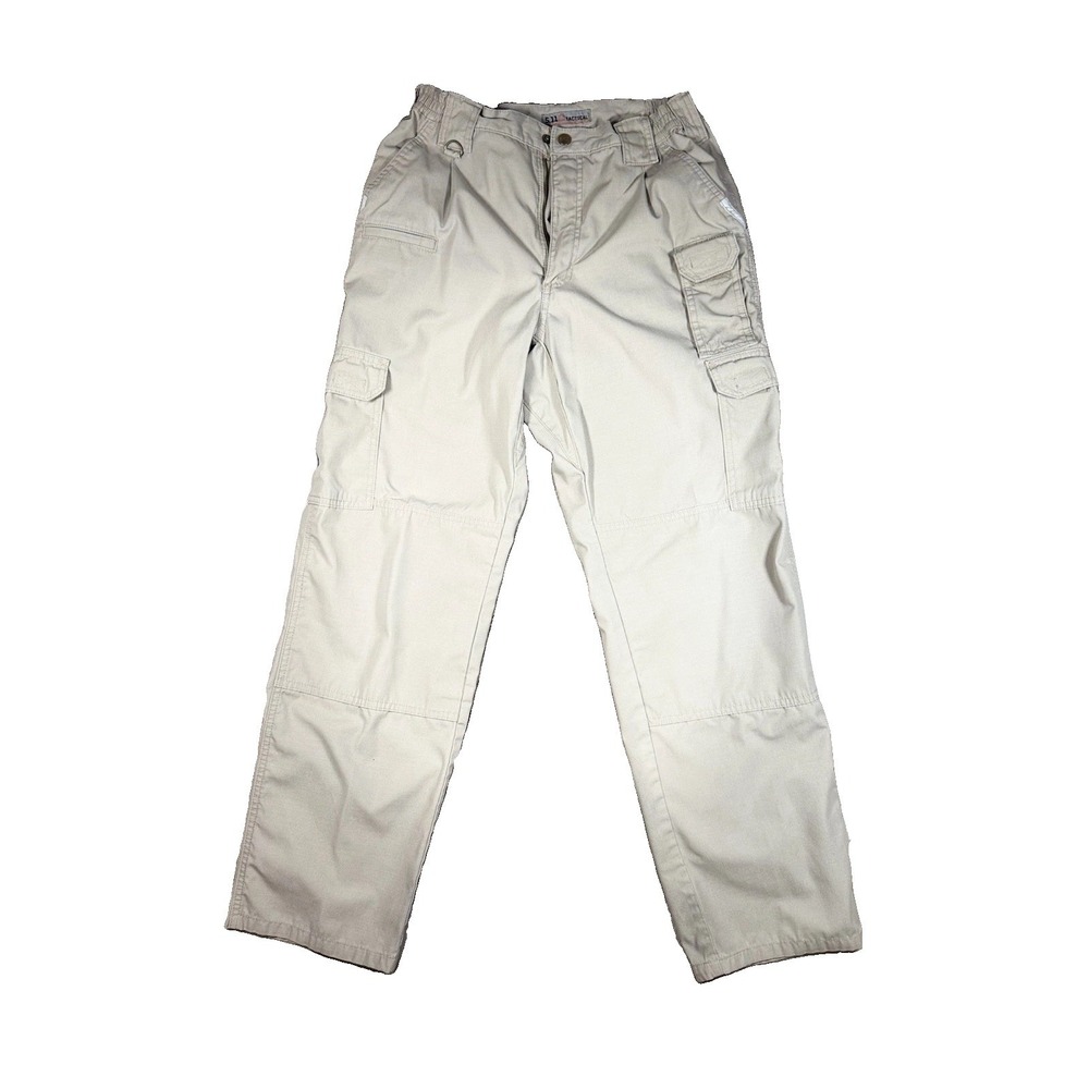 5.11 Tactical Pants Mens 32x32 Khaki Cargo Utility Outdoor Workwear Durable